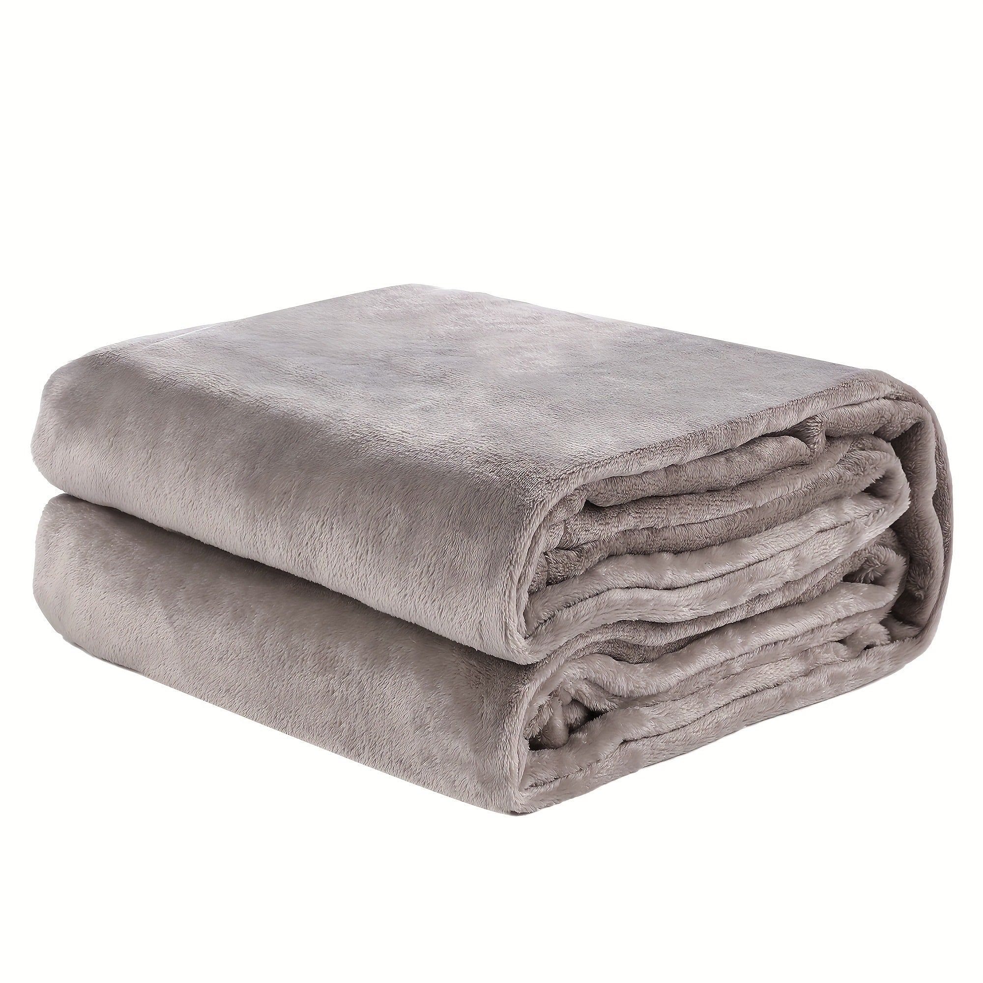 Quilted Flannel Throw Blanket ¨C 180-200gsm Soft Warm All-Season Bed Cover, 17 Patterns, Rhinestone & Checker Designs, 2 Sizes