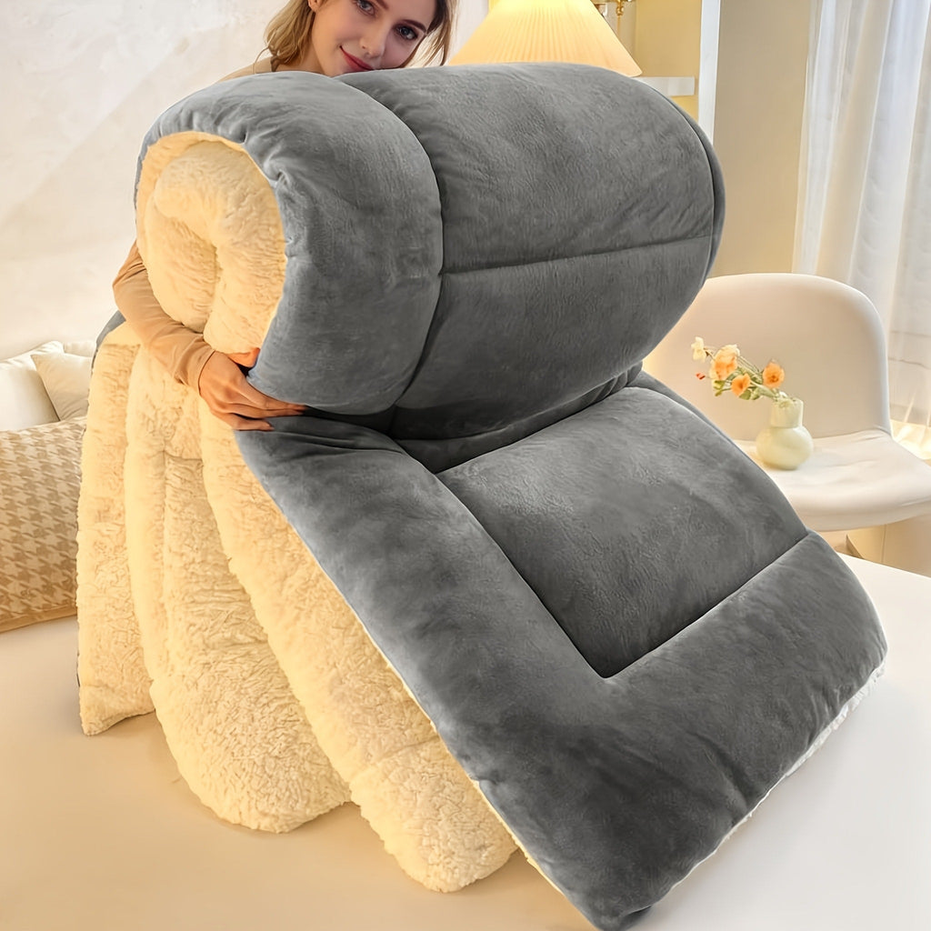 Moire Pattern Flannel Blanket ¨C 200-250gsm Thick Plush Reversible Throw for Sofa & Bed, Soft Cozy Microfiber, 5 Colors, 4 Sizes
