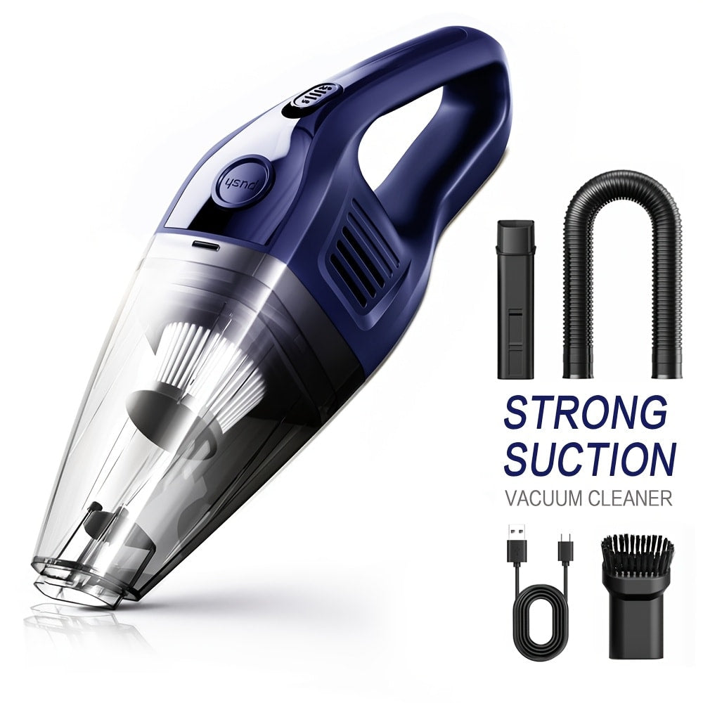Cordless Handheld Vacuum Cleaner 5KPa 40dB Quiet Lightweight Rechargeable with Crevice Tool for Home Kitchen Car Office Pet Hair