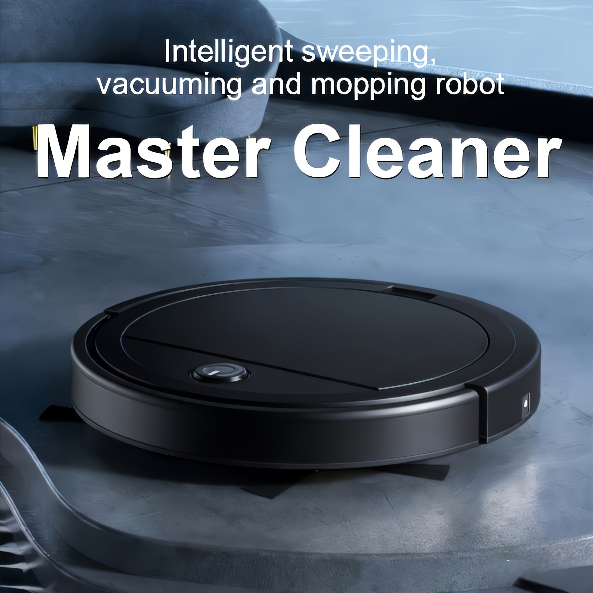 Robot Vacuum Cleaner 3-in-1 ¨C 2000Pa Powerful Suction, 150-Min Runtime, Auto Floor Cleaning for Pet Hair, Dust & Debris, Multi-Functional Robotic Vacuum for Hardwood, Tile & Low-Pile Carpet
