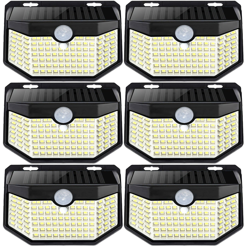 Solar Step Lights Outdoor 120 LED Motion Sensor ¨C 270¡ã Wide Angle IP65 Waterproof Wall Light with 3 Modes | 18-Hour Solar Powered Stair Light for Pathway, Fence, Garage & Deck | 4/6/8 Pack