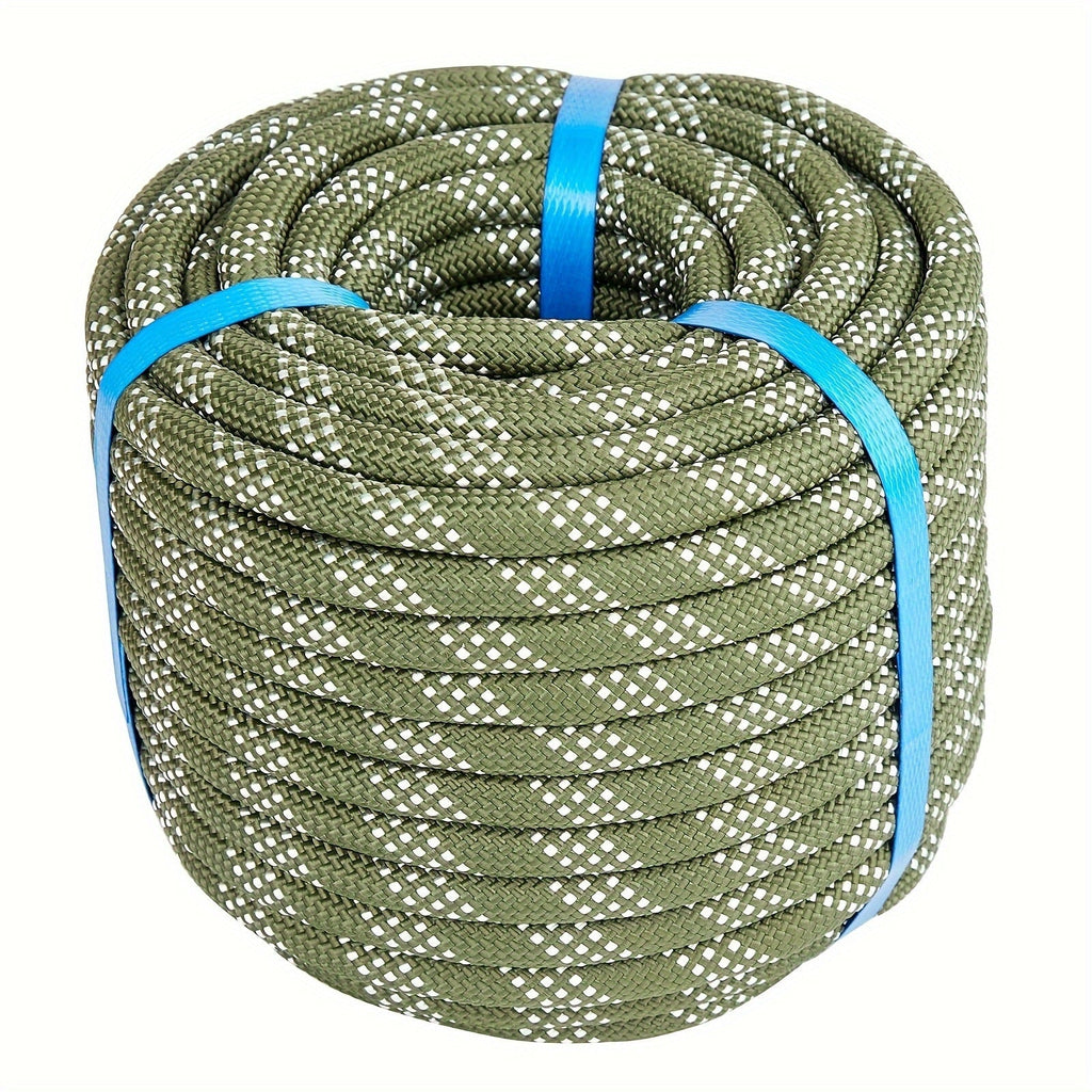 Double Braided Nylon Rope 1/2 Inch Heavy Duty Polyester ¨C 100ft 150ft 200ft Multi-Color for Anchoring Towing Cargo Sailing Dock Lines & Outdoor Use