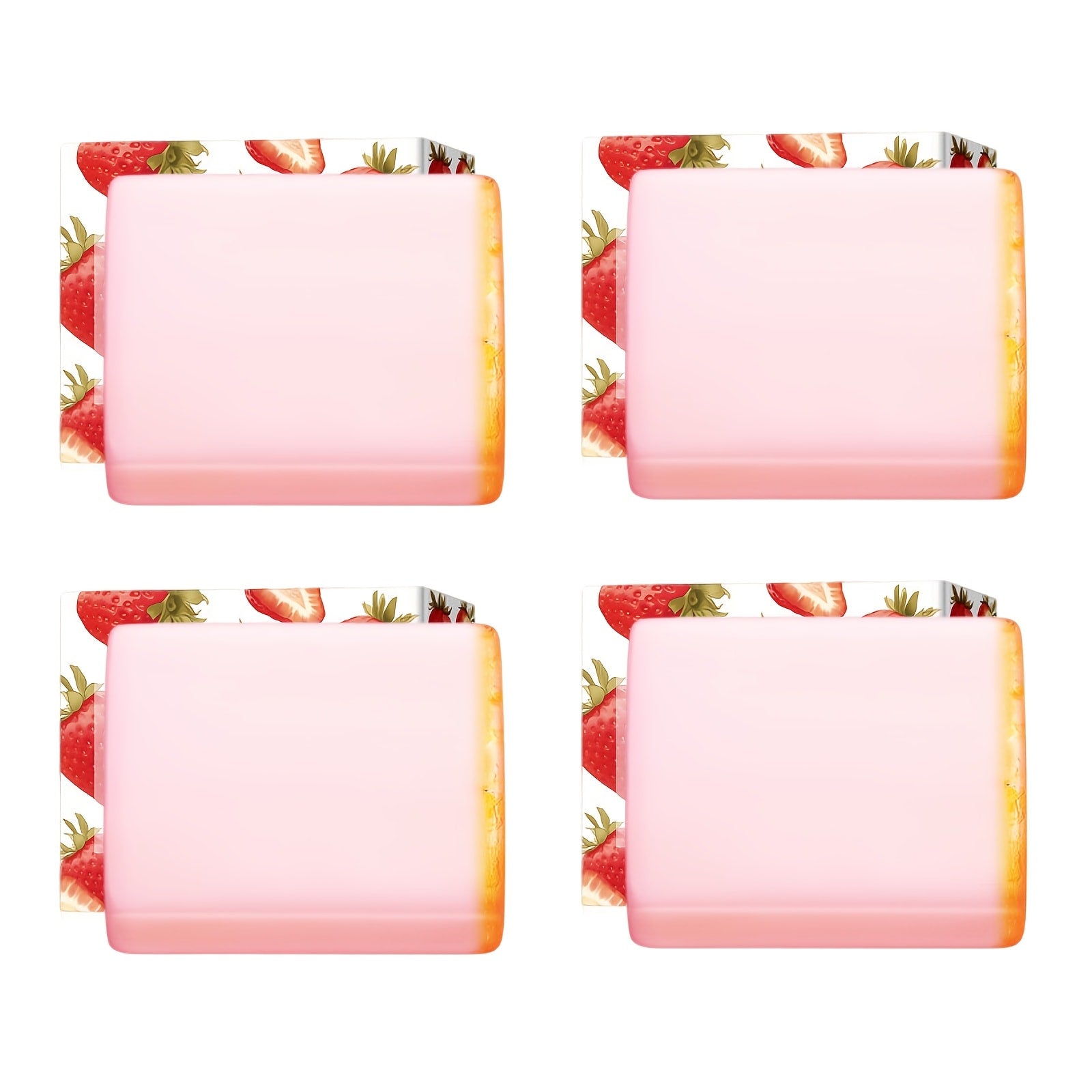Intimate Cleansing Soap Rose Essence Built-in Bubble Net Rich Foam pH Balance Moisturizing Private Parts Soap for Women Peach Strawberry 2pcs 4pcs