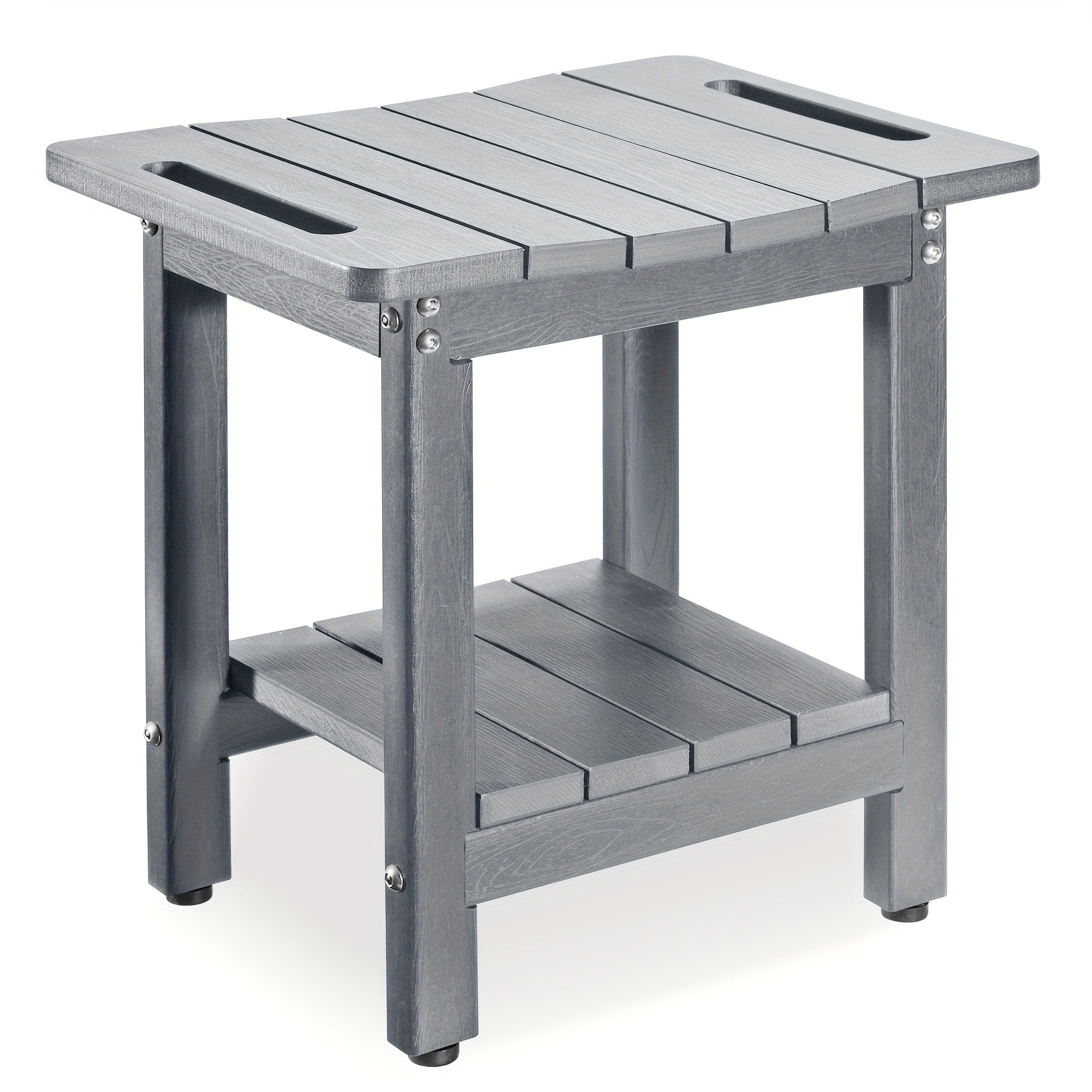 Shower Stool Bathroom Bench Non-Slip Waterproof Bath Seat for Elderly Seniors Disabled Adults Inside Shower Tub Lightweight Sturdy Bathroom Chair