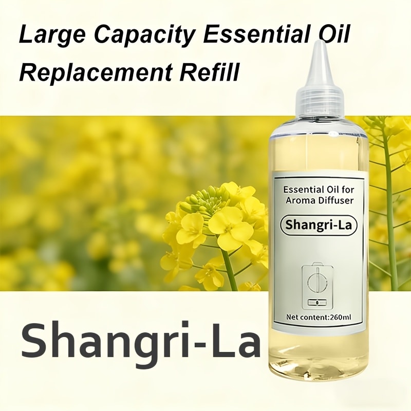 Large Capacity Essential Oil 8.79oz ¨C Premium Long-Lasting Floral Fragrance, Leak-Proof, Diffuser Compatible | Hilton, Shangri-La, Gardenia, Lavender, Ocean