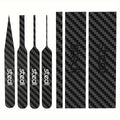Carbon Fiber Sanding Sticks Set of 7, Hobby Model Sanding Tools with 4 Detail Polishing Boards, 3 Sizes 3¡±x0.6¡± 3¡±x0.4¡± 3¡±x0.2¡± for Scale Models Miniatures Gunpla
