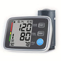 Blood Pressure Monitor Upper Arm Wrist Digital BP Machine LCD Backlit Display 2x90 Memory Arrhythmia Detection Home Use Portable Accurate Heart Rate Monitor with Adult Cuff 5.3-8.4 Inch
