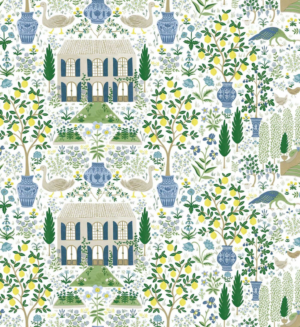 Camont Wallpaper - Blue & Green