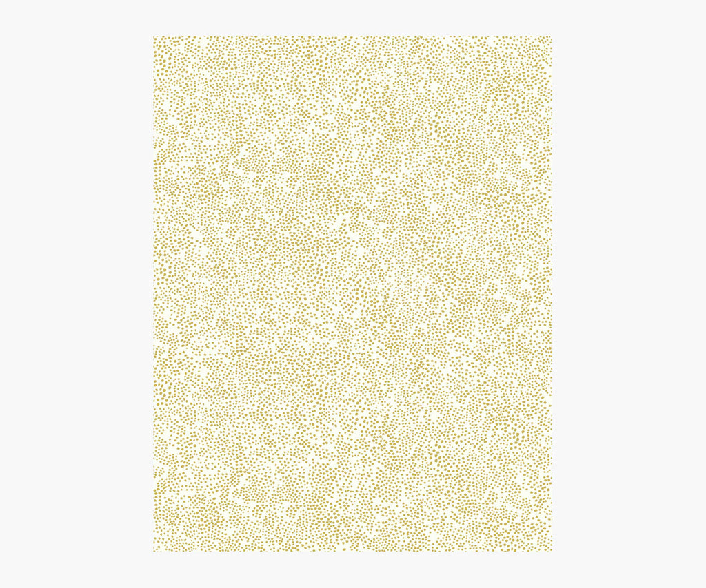 Champagne Dots Wallpaper Sample - Metallic Gold & White
