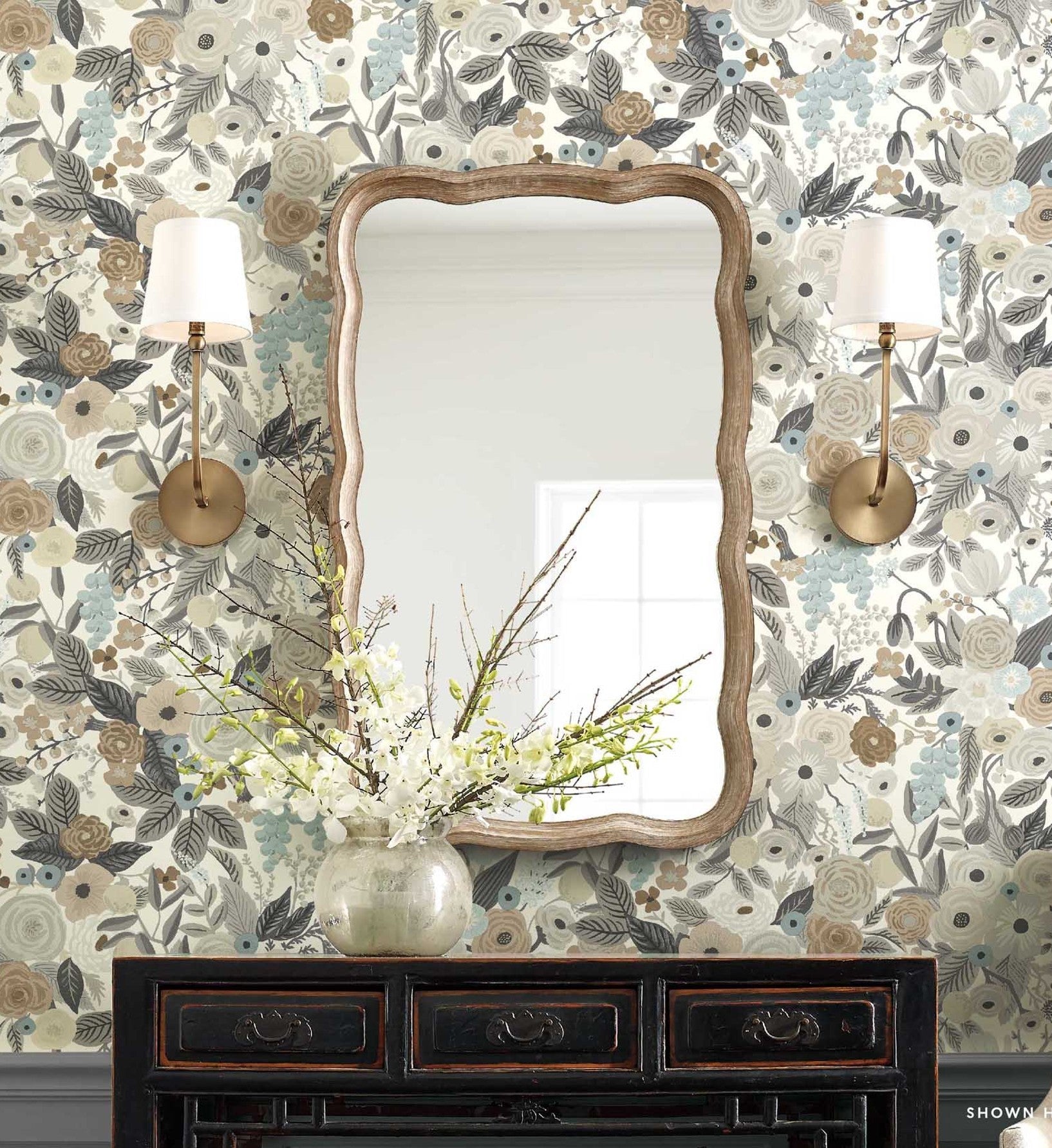 Garden Party Peel & Stick Wallpaper - Linen Multi