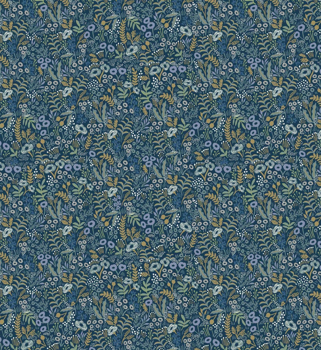 Tapestry Wallpaper - Indigo