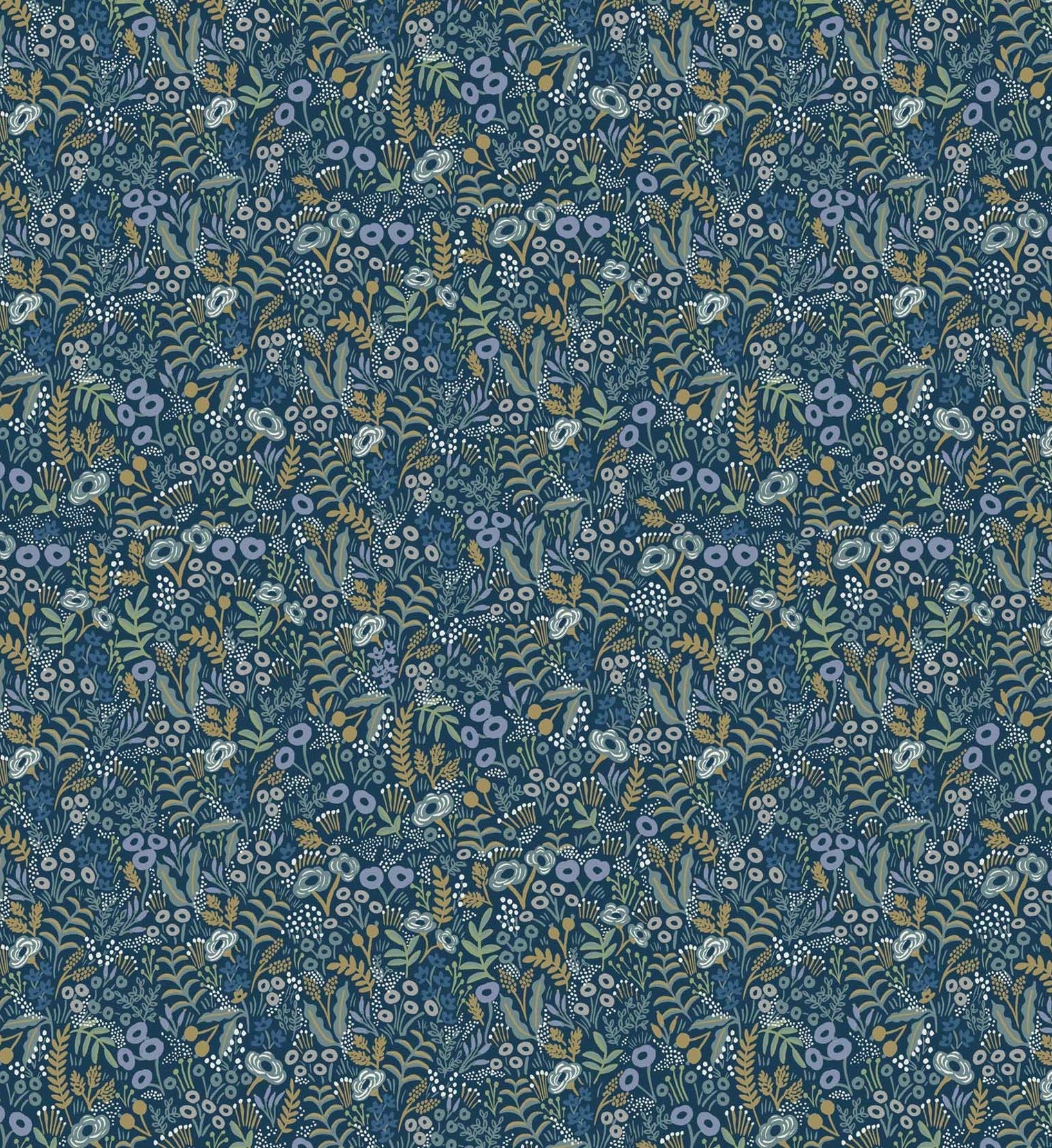 Tapestry Wallpaper - Indigo