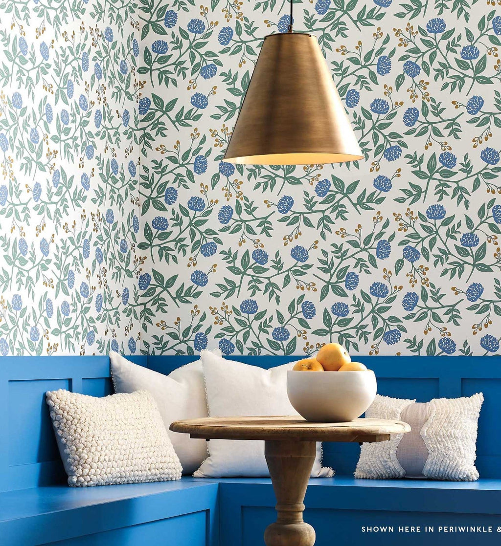 Peonies Wallpaper - Grey