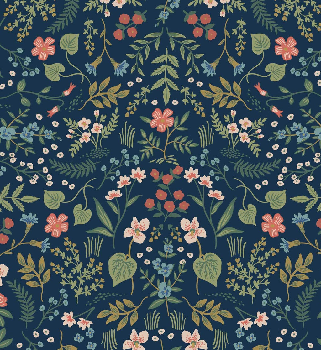 Wildwood Wallpaper - Navy