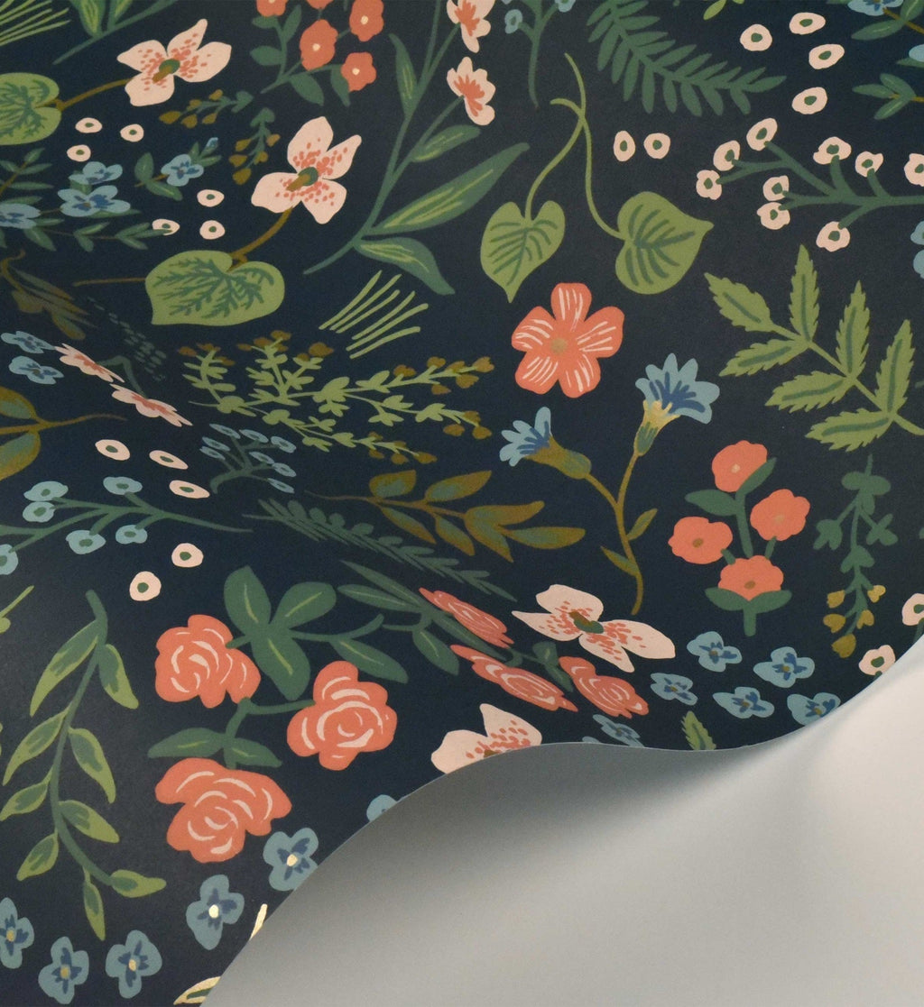 Wildwood Wallpaper - Navy
