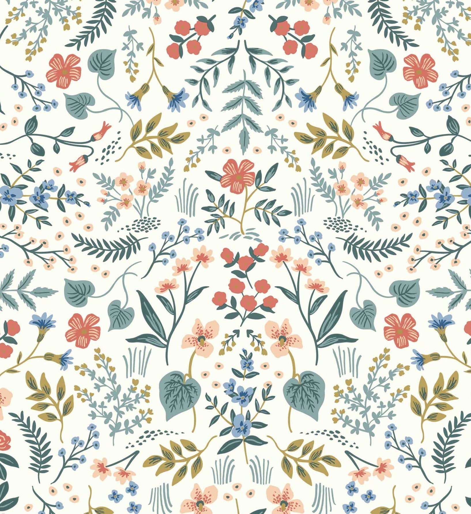 Wildwood Wallpaper - Rose Multi