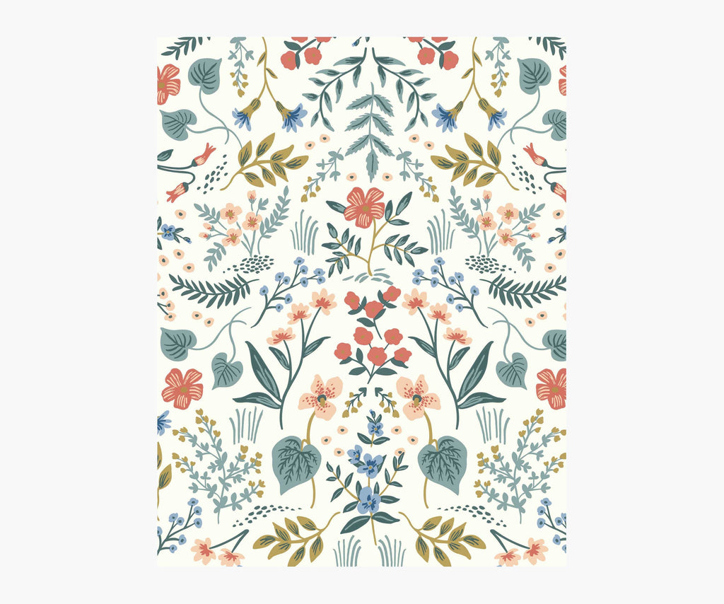 Wildwood Wallpaper Sample - Rose Multi