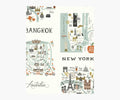 City Maps Wallpaper Sample - Mint