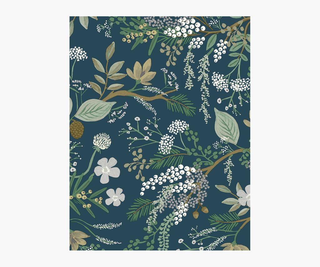 Juniper Forest Wallpaper Sample - Evergreen