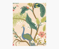 Peacock Wallpaper Sample - Blush