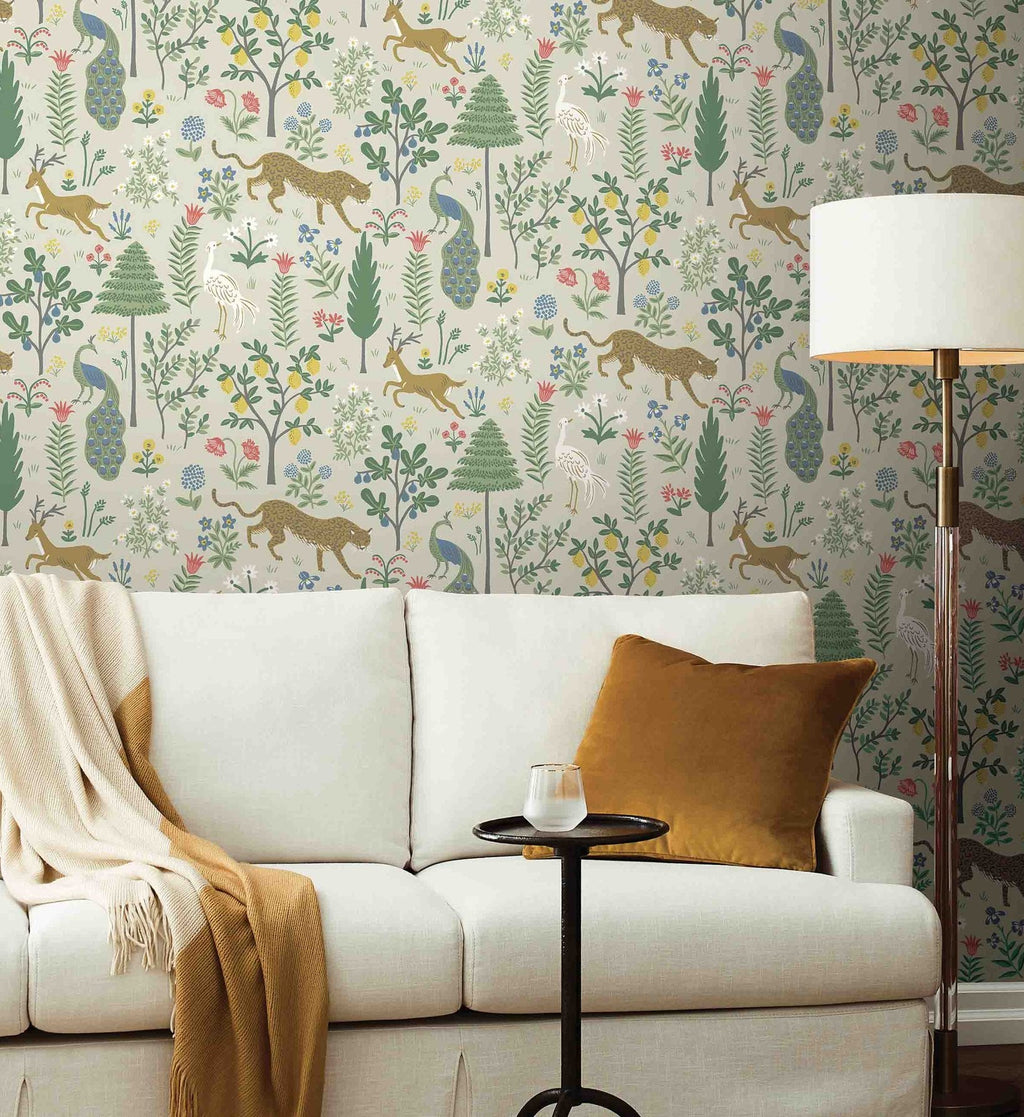 Menagerie Wallpaper - Cream