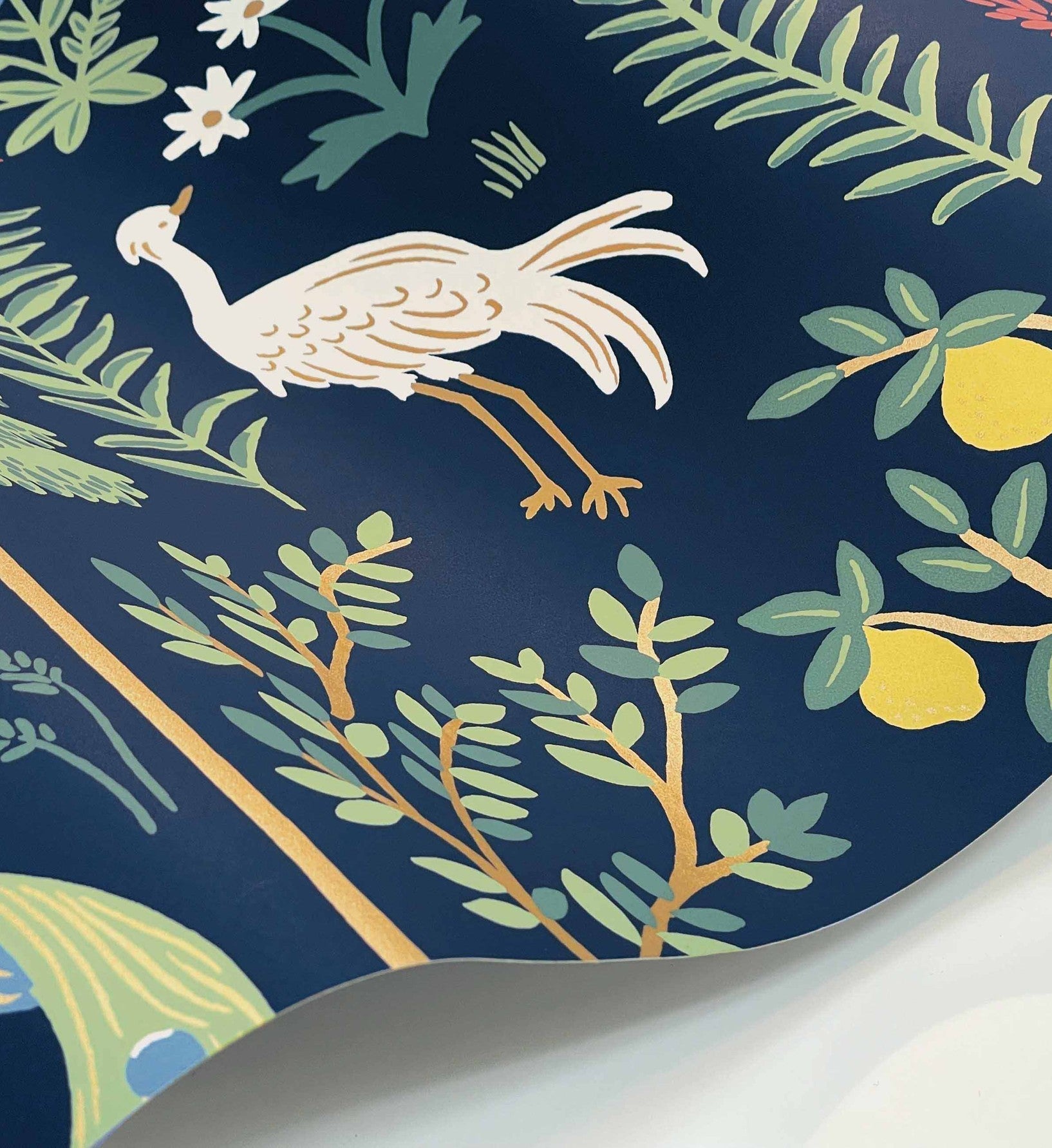 Menagerie Wallpaper - Navy