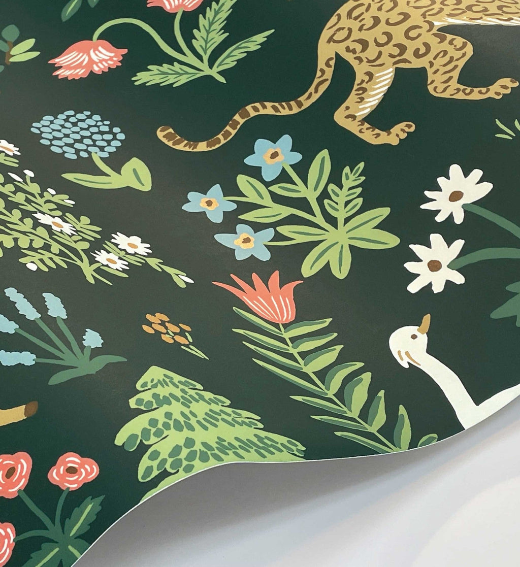 Menagerie Wallpaper - Emerald