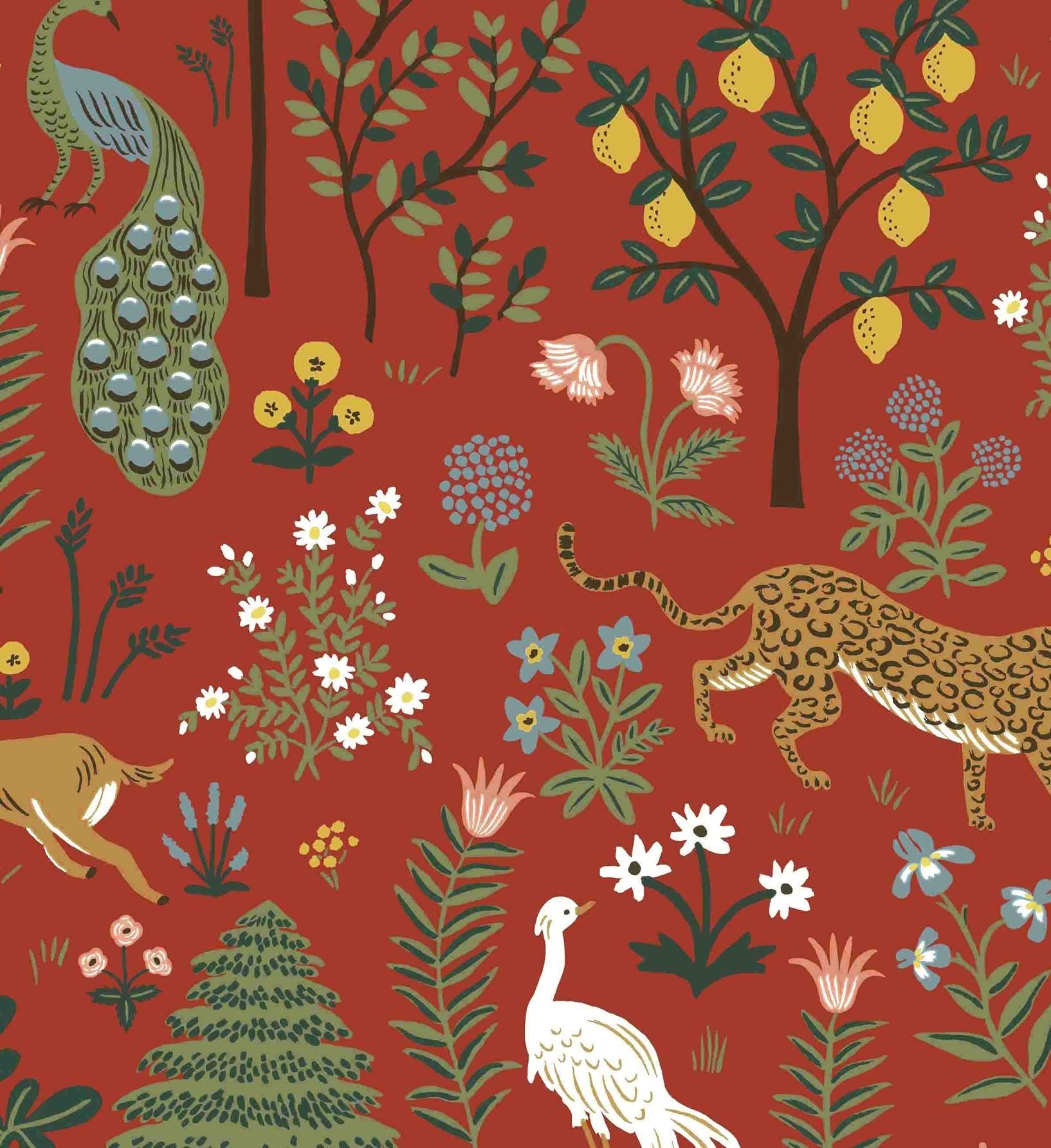Menagerie Wallpaper - Rust