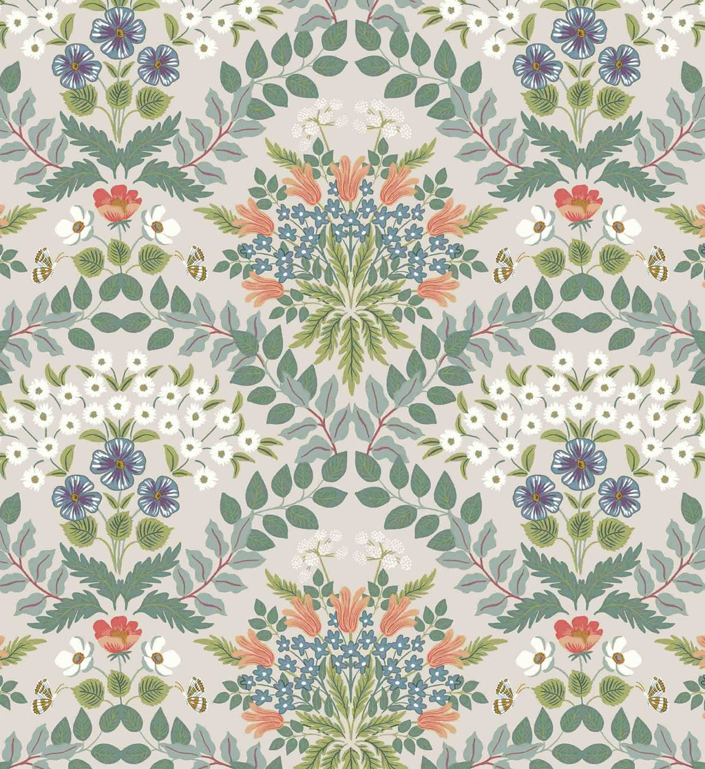 Bramble Wallpaper - Cream