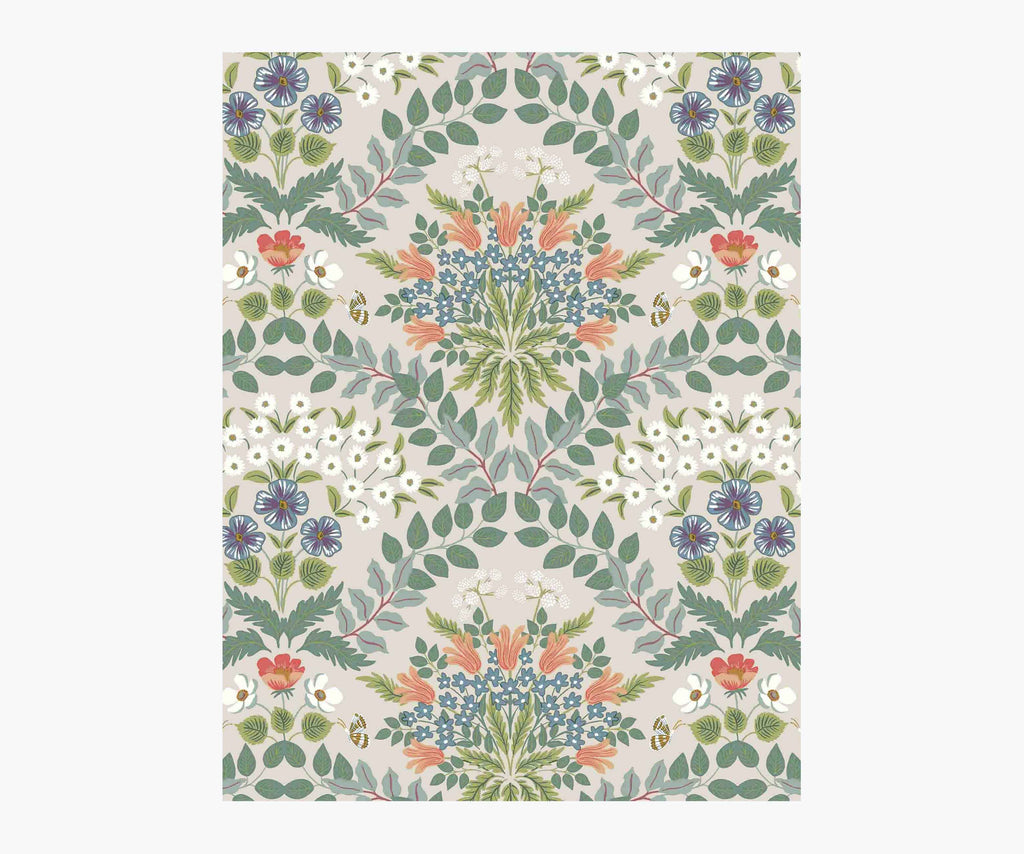 Bramble Wallpaper Sample - Cream