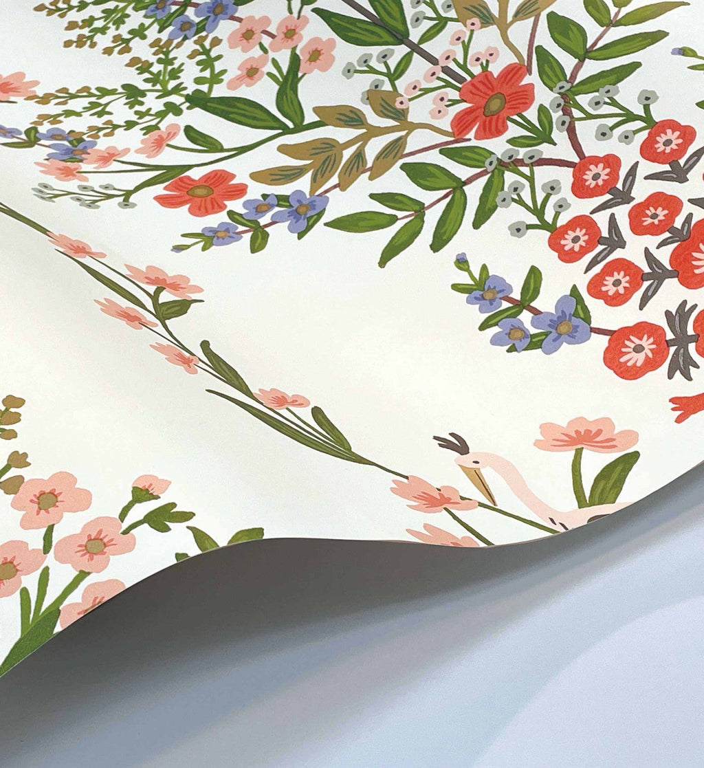 Luxembourg Wallpaper - White Multi