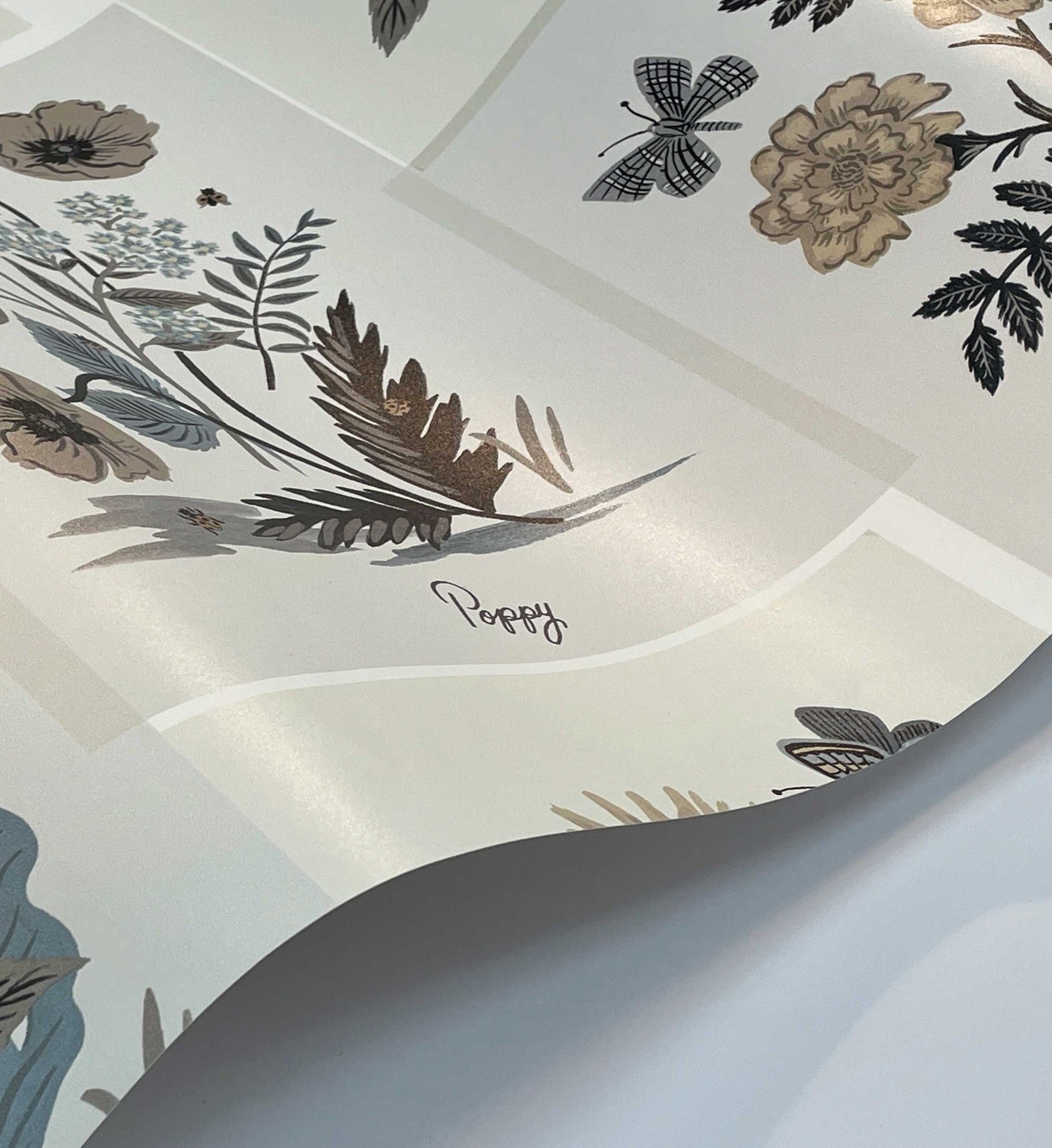 Botanical Prints Wallpaper - Linen
