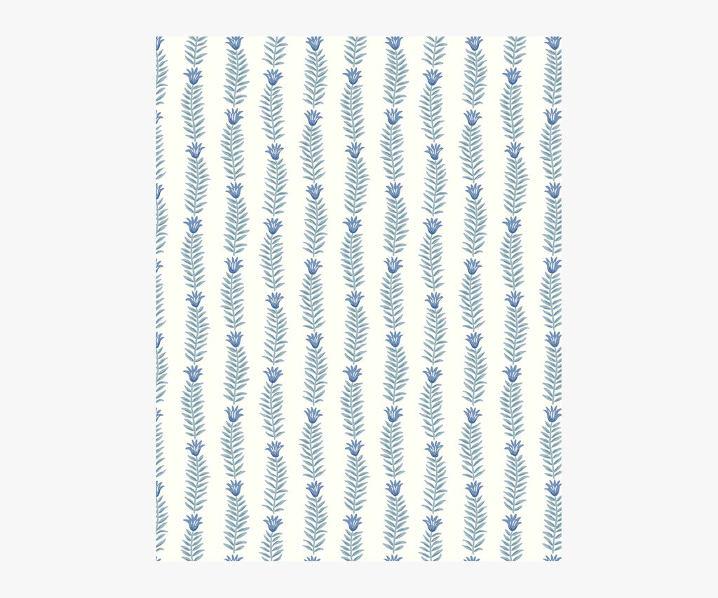 Eden Wallpaper Sample - Indigo