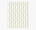 Eden Wallpaper Sample - White & Metallic Gold