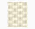 Petal Wallpaper Sample - White & Metallic Gold