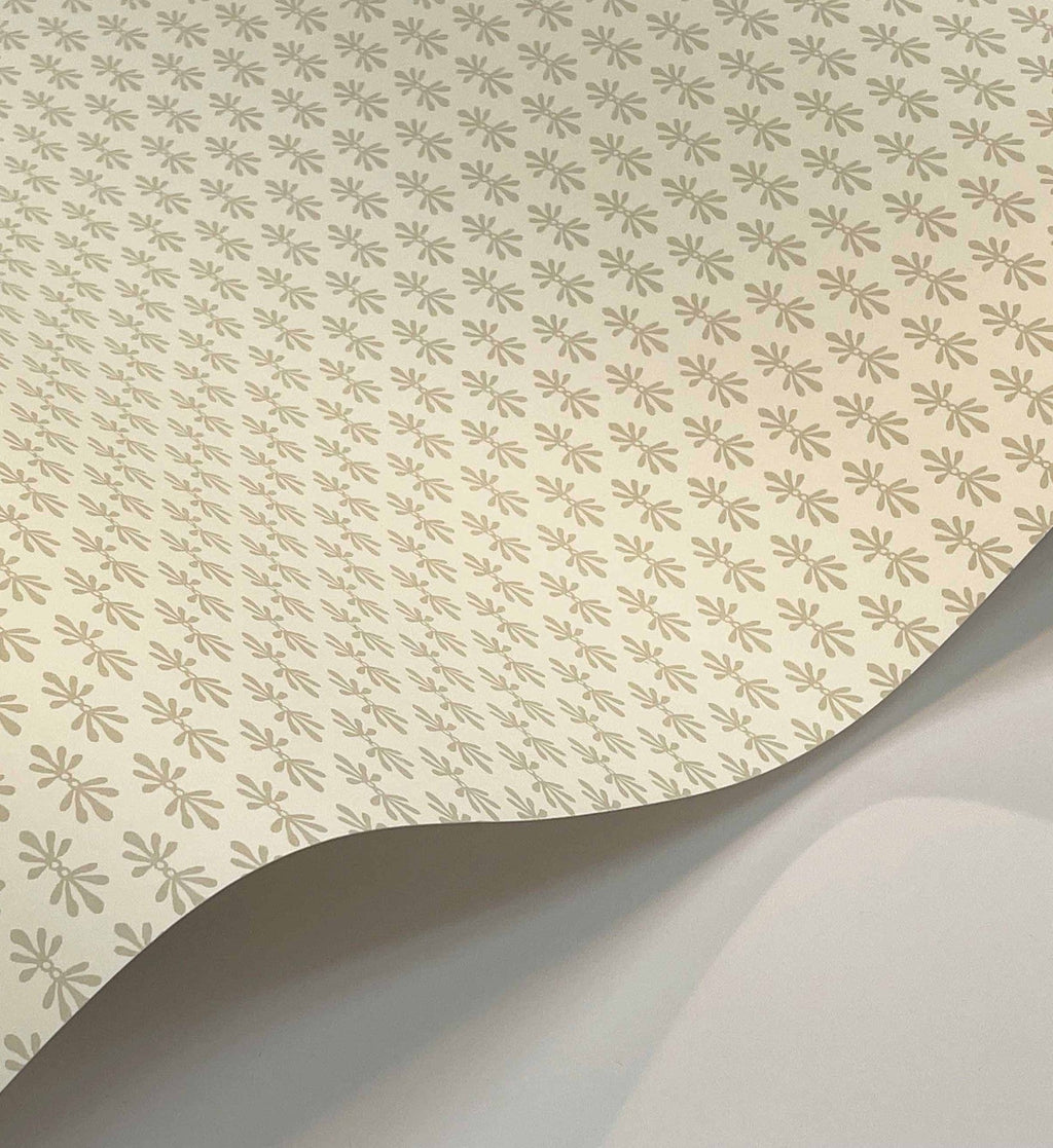 Petal Wallpaper - White & Linen