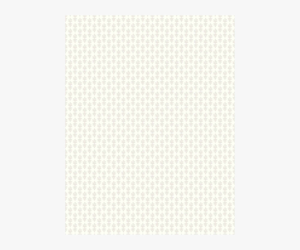 Petal Wallpaper Sample - White & Linen