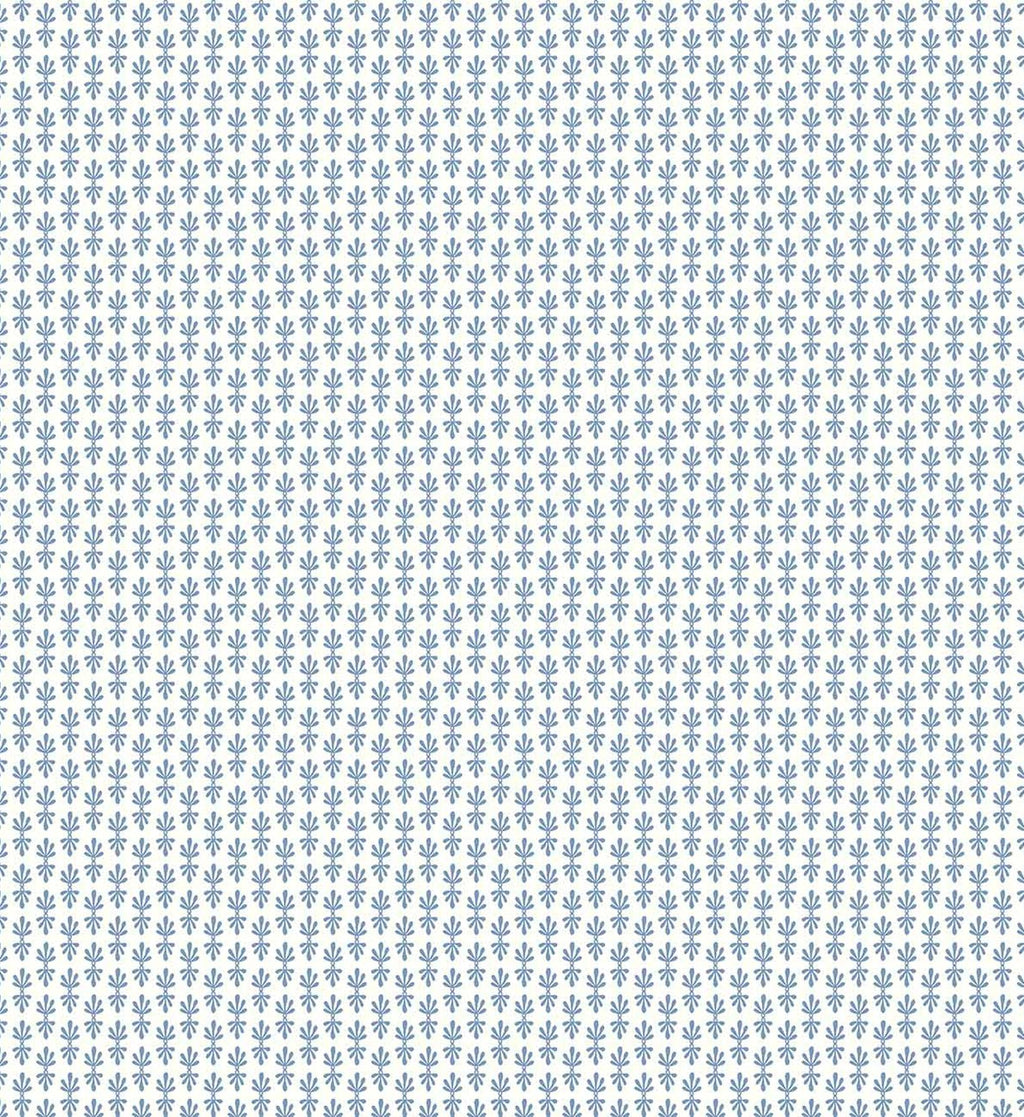 Petal Wallpaper - White & Blue