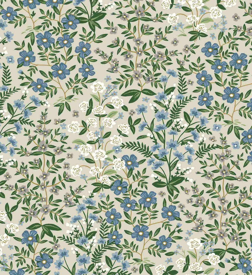 Wildwood Garden Wallpaper - Linen