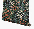 Wildwood Garden Wallpaper - Black