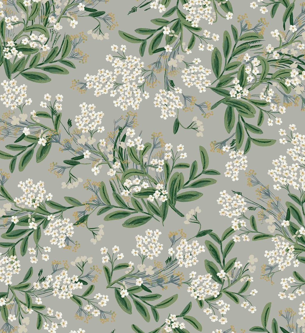 Cornflower Wallpaper - Grey
