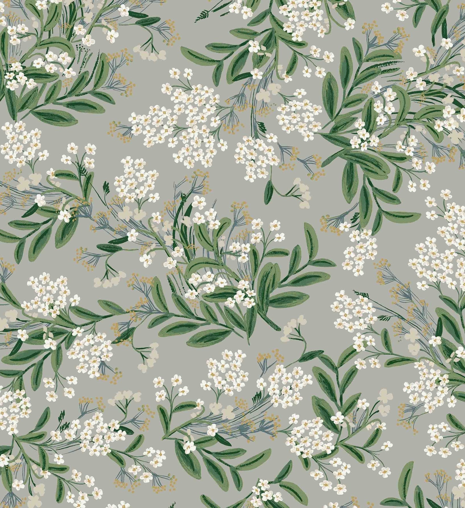 Cornflower Wallpaper - Grey