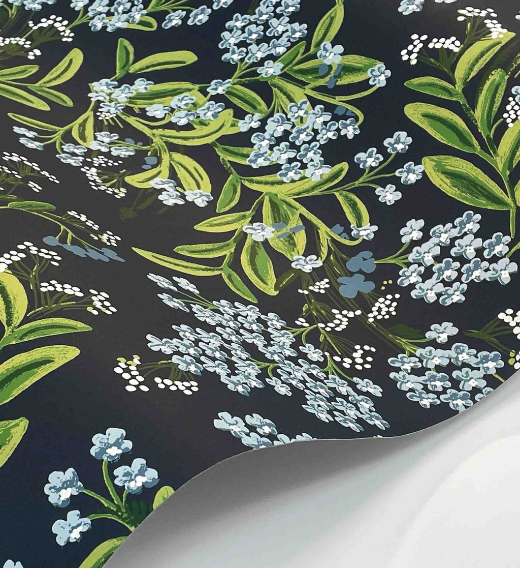 Cornflower Wallpaper - Navy