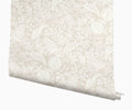 Pomegranate Wallpaper - Beige & White