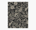 Pomegranate Wallpaper Sample - Black & Linen