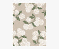Hydrangea Wallpaper Sample - Linen