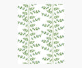 Climbing Vines Wallpaper Sample - White & Blue