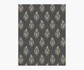 Paisley Wallpaper Sample - Black