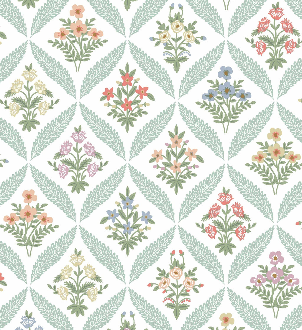Estee Garden Wallpaper - Pastel Multi