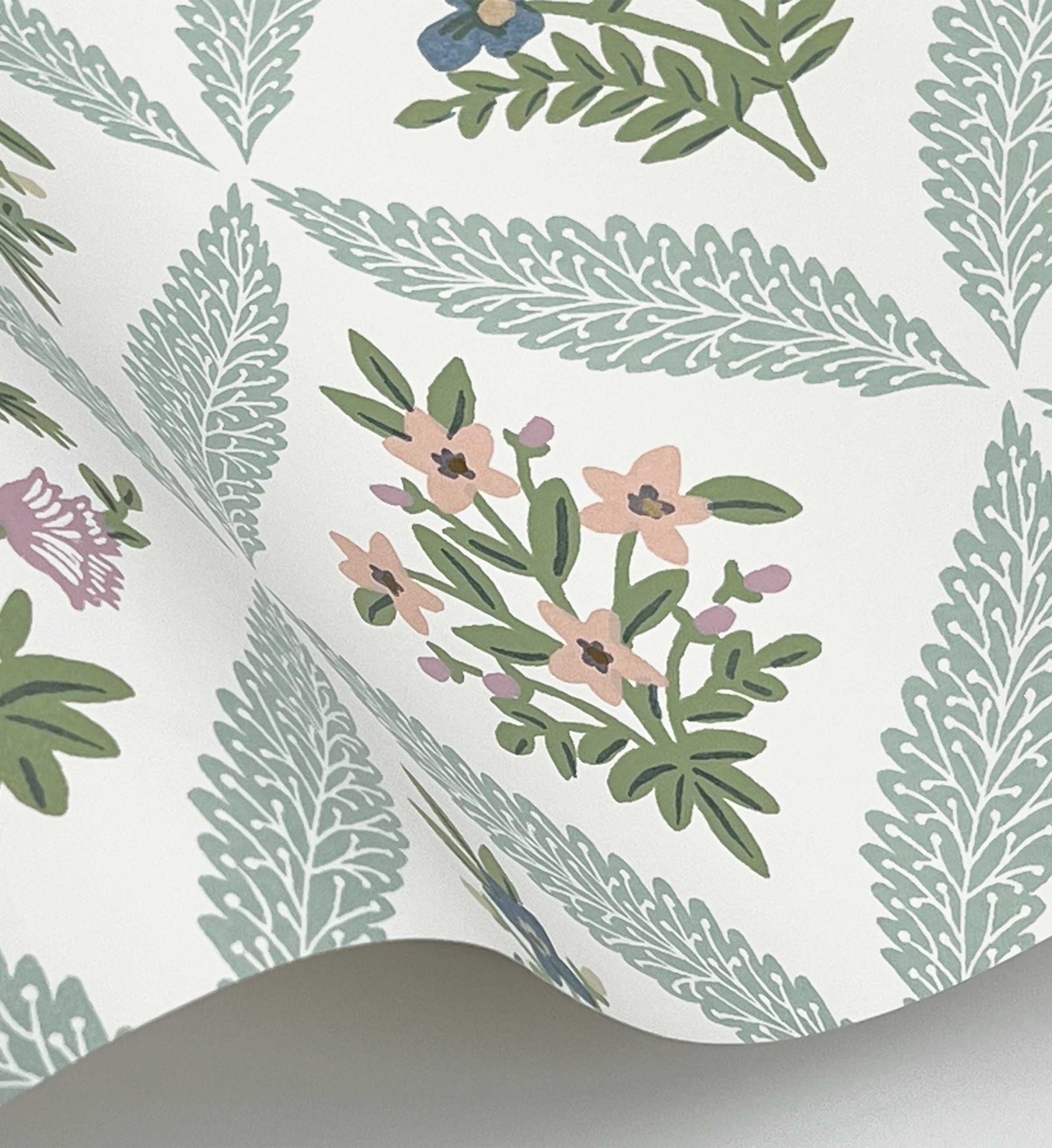 Estee Garden Wallpaper - Pastel Multi